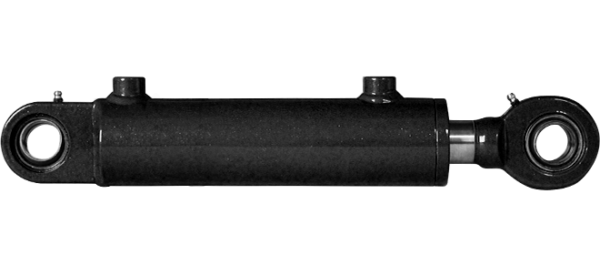 Cilindro hidráulico de doble efecto - Cilindro hidráulico de tubo cruzado  de 1.5 pulgadas y 2 pulgadas de diámetro de varios tiempos - Cilindros